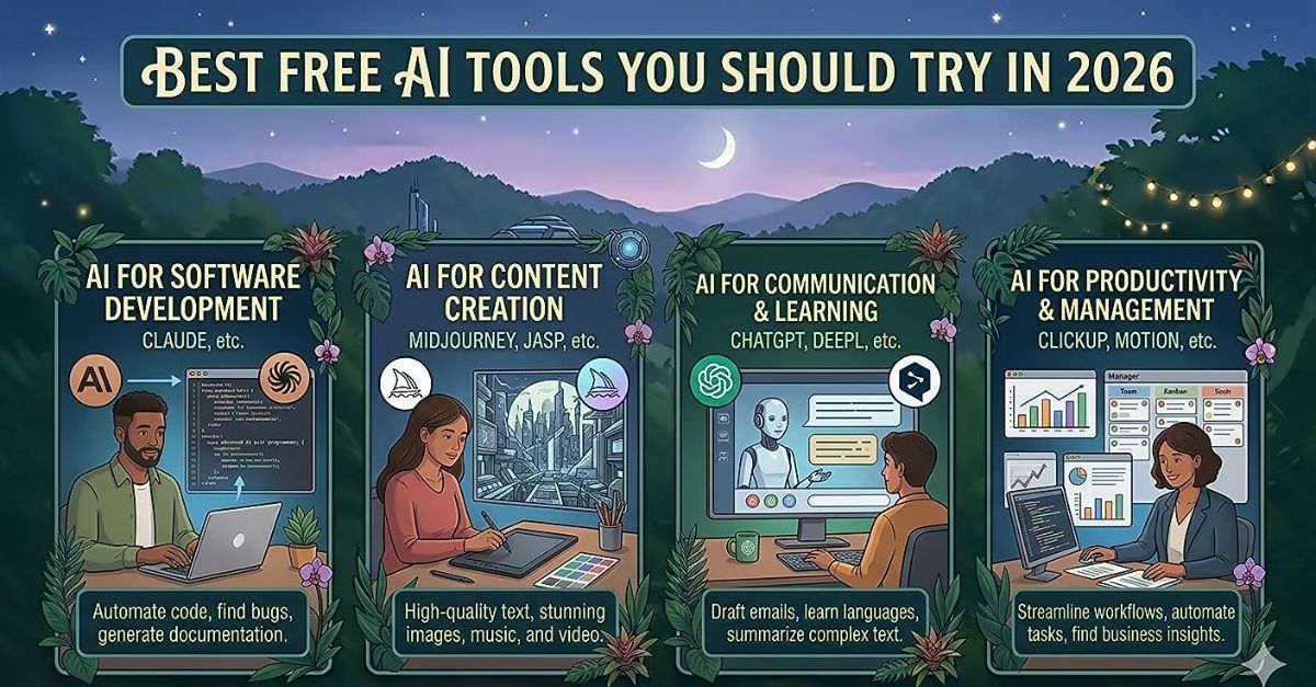 Person using AI tools on a laptop
