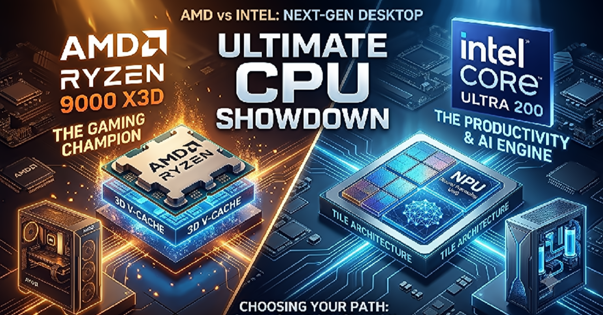 AMD Ryzen 9000 X3D vs Intel Core Ultra 200